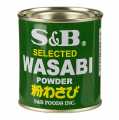 Wasabi - Grünes Meerrettich-Pulver, mit echtem Wasabi - 30 g - Dose