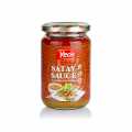 Satay peanut sauce, for satay skewers, Yeo`s - 250ml - Glass
