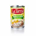 Refried beans, brown bean puree / bean paste, seasoned - 430 g - can