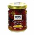 Ingemaakte gevulde pepperoni, cherry paprika met tonijncrème, Casa Rinaldi - 190 g - glas