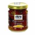 Pepperoncini recheado em conserva, pimentao cereja com creme de atum, Casa Rinaldi - 190g - Vidro