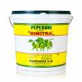 Ingemaakte hete pepers, mild, Dimitra - 11 kg - Pe-bucket