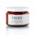 Red pointed paprika, in mustardig Fink`s delicatessen - 240 g - Glass