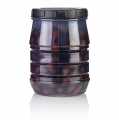 Black olives, with core, Kalamata olives, in Lake, Linos - 1.5 kg - Glass