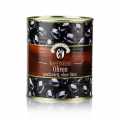 Black olives, without core, blackened, in brine - 850 g - can