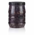 Zwarte olijven, zonder zaden, Kalamata-olijven, in Lake, Linos - 1,5 kg - glas