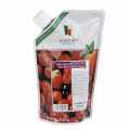 Coulis Red Fruit Mix, Sauce, 20% Sugar, Ponthier - 1 kg - bag