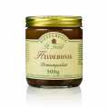 Miel de bruyere, fonce, cremeux, aromatique, typiquement fort du departement apicole Feldt - 500g - Verre