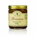 Manuka honey (tea tree), New Zealand, dark, liquid, herbal strong apiary Feldt - 500 g - Glass