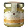 Duindoorn in honing, de bijenteelt Feldt, harmonieus, mild en fruitig, waar glas - 50 g - Glas