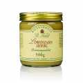 Miel de pissenlit, Allemagne, jaune fonce, cremeux, doux et epice, aromatique Apiculture Feldt - 500g - Verre