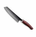 Nesmuk Janus 5.0 Chef`s knife, 180mm, stainless steel ferrule, handle Micarta red - 1 pc - box