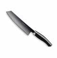 Couteau de chef Nesmuk Janus 5.0, 180mm, embout en acier inoxydable, manche Micarta noir - 1 pc - boîte