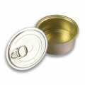 Can with lid for filling, round Ø 80 x 35mm, 100ml, aluminum, acid-resistant - 1 pc - loose