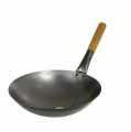 Wok ponev - 1. kvaliteta, okroglo dno z rocajem, brez usesa, Ø 30cm - 1 kos - Ohlapna