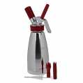 Espuma - Thermo Sprayer Plus Whip, complete, polished stainless steel, 500 ml, red - 1 pc - carton