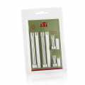 Embout de remplissage, 1 aiguille de chaque Ø 3+5mm, 2+9cm de long, pour le remplissage - 4 pieces - Ampoules