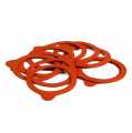 Gummihringir fyrir Weck lintelgleraugu 80 / 140 / 160 / 220 ml, Ø 54 / 67 mm - 10 stykki - taska