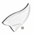 Piatto monouso Triangle Surpreme, bianco, triangolare con divisione, 260 x 125 x 14 mm - 500 pezzi - borsa