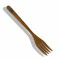 Reusable bamboo forks, dishwasher-safe, dark brown, 20 cm long - 25 hours - bag