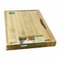 Boos Block Cutting Board Prep Master made of maple, 61x46x3cm, with drip tray - 1 piece - foil