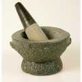 Stone mortar, Ø 15cm outside, Ø 11cm inside, 9cm high, approx.2.2 kg - 1 piece - loose