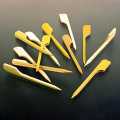 Bamboo skewers, with leaf end, 7 cm - 100 hours - bag