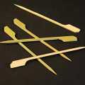 Bambus-Spieße, mit Blattende, 12cm - 250 St - Beutel