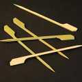 Bamboo skewers, with leaf end, 12cm - 250 h - bag