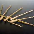 Bambus-Spieße, mit Blattende, 15 cm - 250 St - Beutel