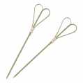 Bamboo skewers, with heart, heat-resistant, 18cm - 100 St - Bag