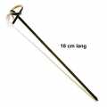 Bamboo skewers, with knot end, black, 18 cm - 250 h - bag