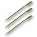 Bamboo skewers, with leafy ends, 15 cm - 100 St - Bag