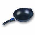 AMT gastro cast iron, wok pan, Ø 28cm, 11cm high, with removable handle - 1 pc - loose