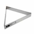 deBUYER frame, triangular, stainless steel, 30cm edge length, 4.5cm high - 1 pc - loose