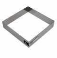 Kornize deBUYER, katror, inox, 20 x 20 cm, 4,5 cm e larte - 1 cope - Te lirshme