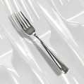 Einweg Silbergabeln, aus Kunststoff, silberfarben, 18,5 cm - 50 St - Karton