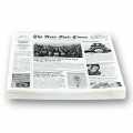 Snack Papier mit Zeitungspapierdruck, ca. 290 x 300 mm, New Fork Times - 500 Blatt - Folie