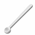 Stevia measuring spoon, 0.10 ml volume, plastic, white - 10 hours - bag