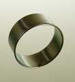 Stainless steel ring cookie cutter, smooth, Ø 6cm, 2.5cm high, 0.3mm thick - 1 St - Loosely