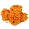Fresh tagliarini with tomato, red, ribbon noodle, 3mm, pasta Sassella - 500 g - bag