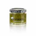 Caviaroli® Olivenölkaviar, kleine Perlen aus Olivenöl mit Basilikum, grün - 50 g - Glas