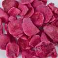 Real rose petals, red, candied, crystallized, edible - 1 kg - carton