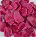 Veritables petales de roses, rouges, confites, cristallisees, comestibles - 1 kg - Papier carton