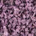 Echte paarse bloembladen, blauwviolet, gekristalliseerd, circa 2 cm, eetbaar - 1 kg - karton