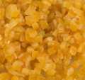 Sinaasappel, gekonfijte sinaasappelschil, fijn in blokjes gesneden, 3 mm - 250 g - zak