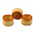 Mini puff pastry queen pies, Ø 3.5cm, HUG - 1.19kg, 192 pieces - Cardboard