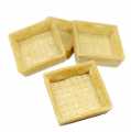 Snacktarteletter, firkantede, 7x7cm, 1,8cm hoeye, lette, salte - 3,27 kg, 120 stykker - Kartong