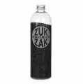 Colored granulated sugar - ZUK ZAK, black - 450 g - Pe-bottle