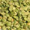 Peas, green, halved, dried - 1 kg - bag